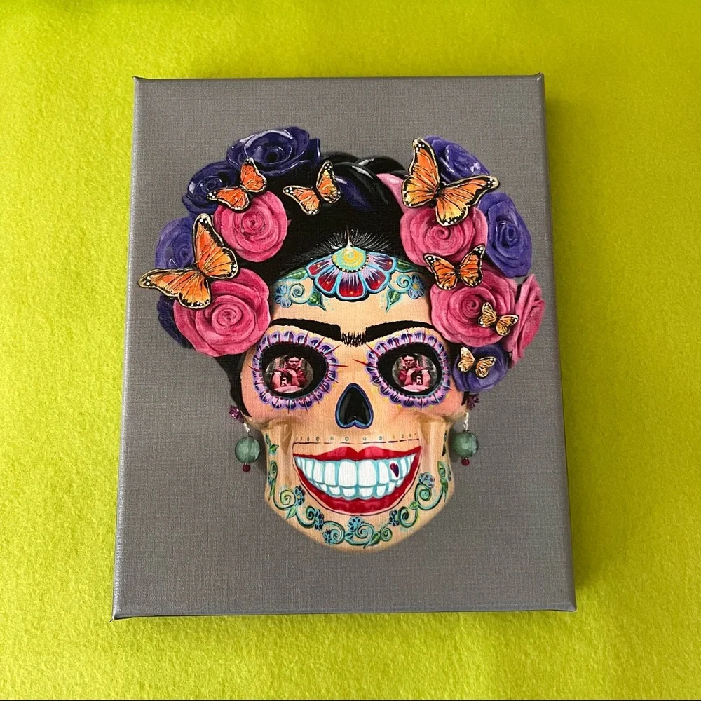 Mariposas de Frida (Kahlo) Canvas Print